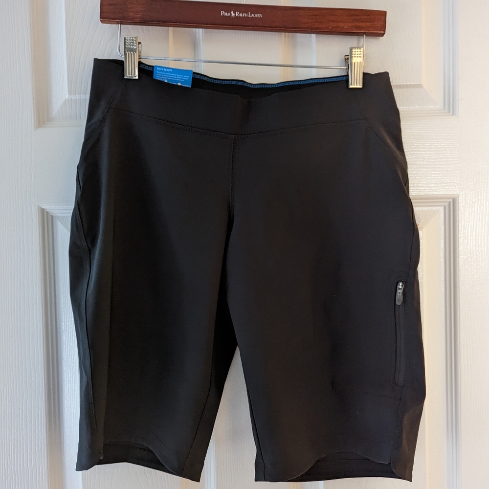 Columbia women's black athletic shorts